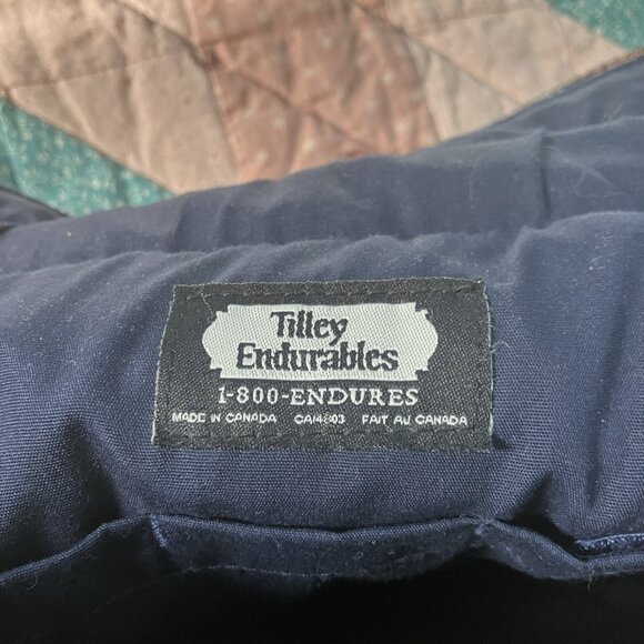 Vintage Tilley Endurables P5 Purse Womens Floral Tapestry Pick Pocket Proof Bag - Picture 6 of 13